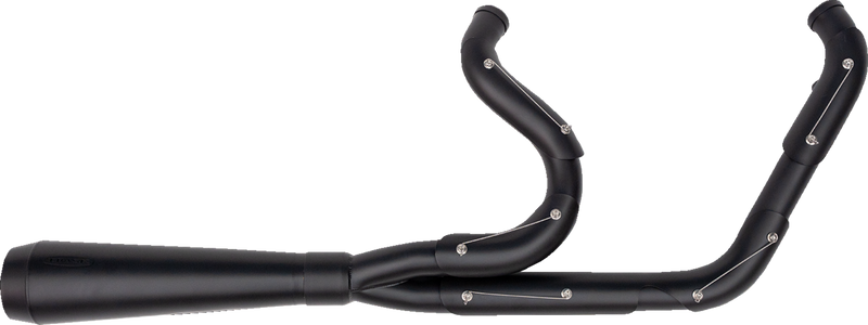 TRASK 2-into-1 Assault Exhaust System - Full Black on Black TM-5021BKBK