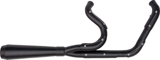 TRASK 2-into-1 Assault Exhaust System - Full Black on Black TM-5021BKBK