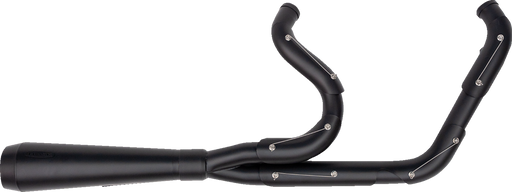 TRASK 2-into-1 Assault Exhaust System - Full Black on Black TM-5054BKBK