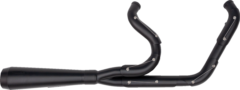 TRASK 2-into-1 Assault Exhaust System - Full Black on Black TM-5020BKBK