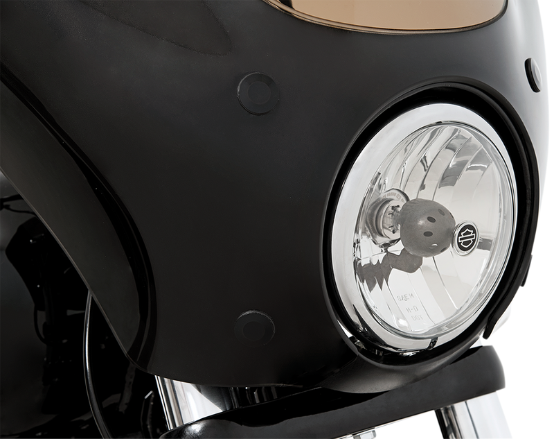 MEMPHIS SHADES Headlight Mount Extension Block - Black - Harley-Davidson 2006-2017 - MEB9883 - PartsOutlet.com.au