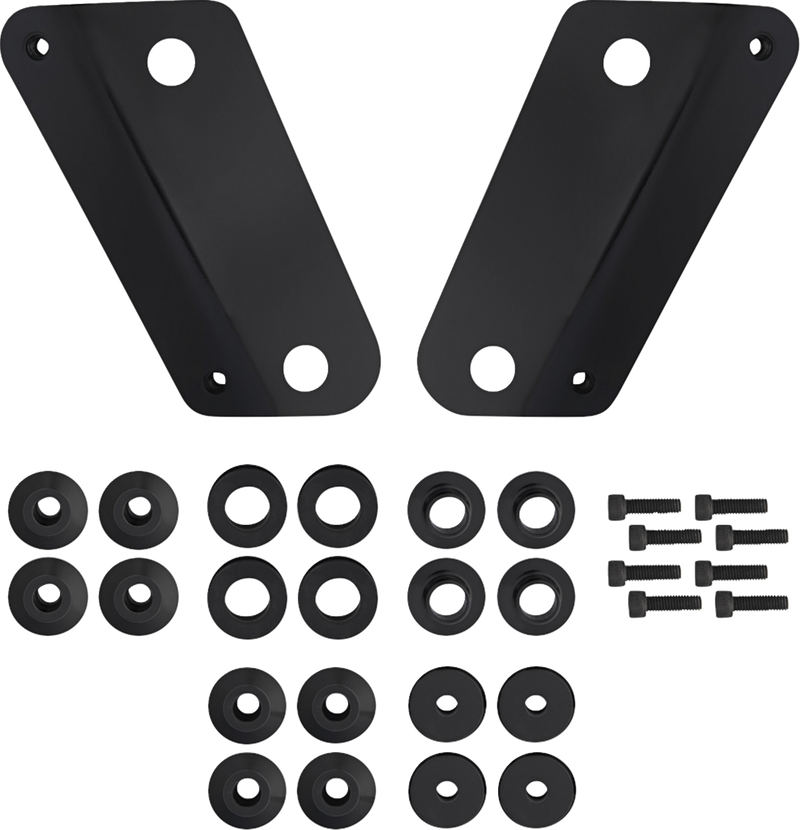 MEMPHIS SHADES Windshield Adapter Kit - Black - FLHX MEB9085