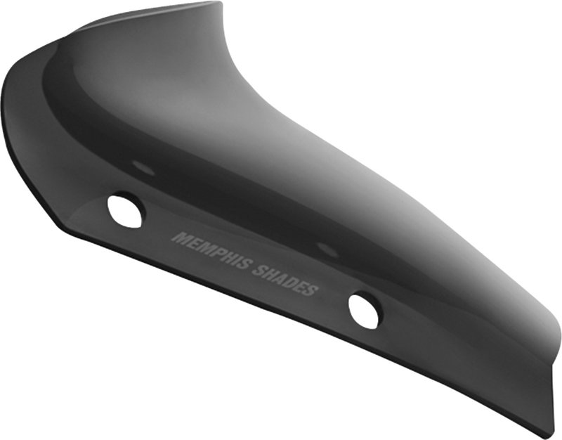 MEMPHIS SHADES Spoiler Windshield - 2" - Dark Black Smoke - FLHX MEP88610