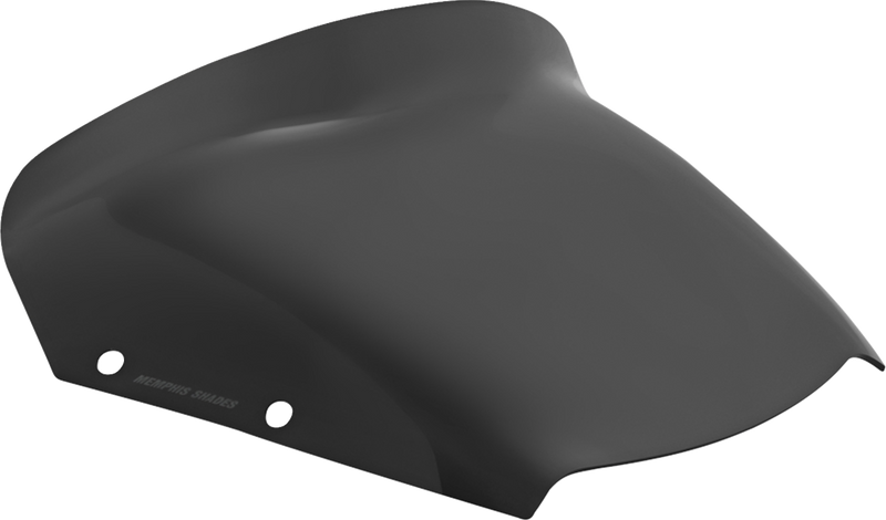 MEMPHIS SHADES Spoiler Windshield - 5" - Dark Black Smoke - FLHX MEP88910