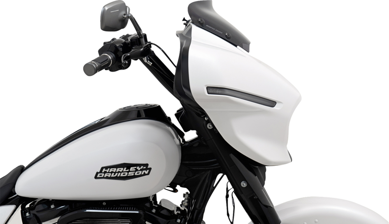 MEMPHIS SHADES Spoiler Windshield - 2" - Dark Black Smoke - FLHX MEP88610