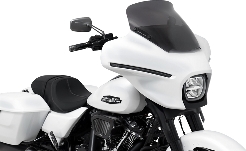 MEMPHIS SHADES Spoiler Windshield - 6" - Dark Black Smoke - FLHX MEP89010