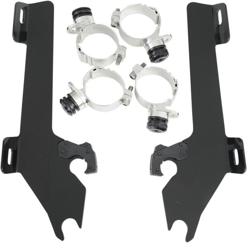 MEMPHIS SHADES Batwing Trigger Lock Mounting Kit - Yamaha Raider 2008-2017 - Black MEK1954 - PartsOutlet.com.au