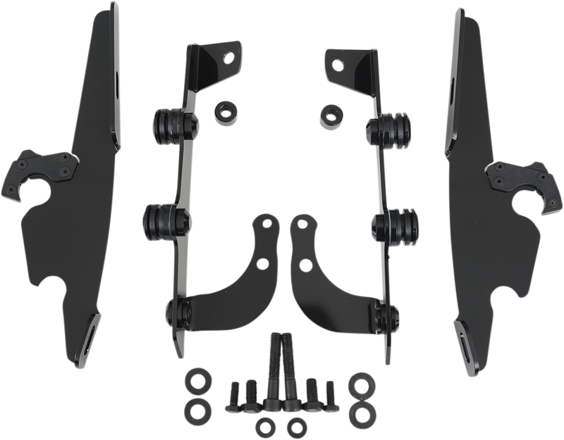 MEMPHIS SHADES Batwing Trigger Lock Mounting Kit - Honda VT 750 Phantom 2010-2023 - Black MEK1955 - PartsOutlet.com.au