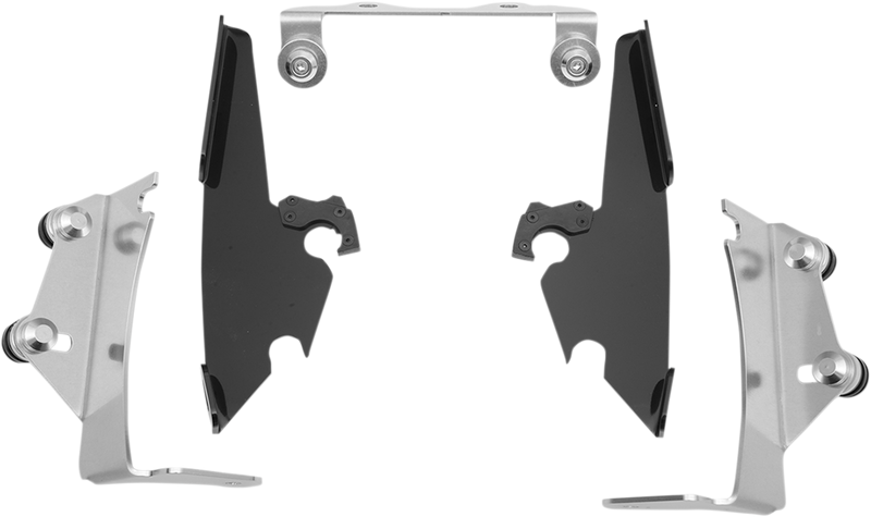 MEMPHIS SHADES Fats/Slim Trigger Lock Mounting Kit - VN 900 Classic - Black MEB8962 - PartsOutlet.com.au