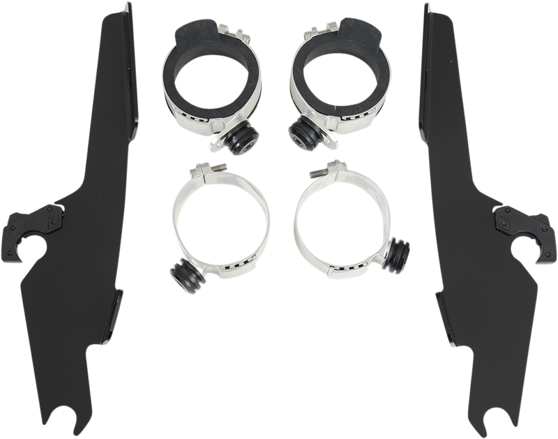 MEMPHIS SHADES Fats/Slim Trigger Lock Mounting Kit - XV 6/11 Classic 1998-2015 - Black MEB8980 - PartsOutlet.com.au