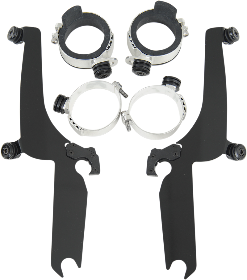 MEMPHIS SHADES Trigger Lock Sportshield Mounting Kit - XVS 650/1100 Classic 1998-2015 - Black MEB8932 - PartsOutlet.com.au