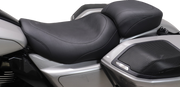 MUSTANG Wide Tripper™ Solo Seat - No Backrest Receiver - Black Stitch - FLT/FLH '23-'25 88603