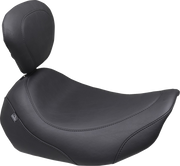 MUSTANG Wide Tripper™ Solo Seat - Backrest Receiver - Black Stitch - FLT/FLH '23-'25 89402