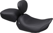 MUSTANG Wide Tripper™ Solo Seat - Backrest Receiver - Black Stitch - FLT/FLH '23-'25 89402