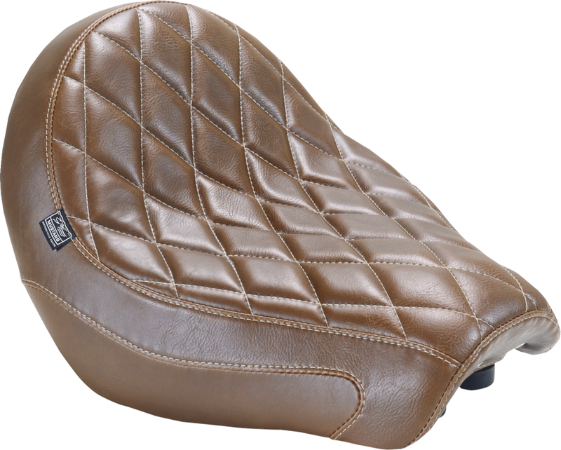 MUSTANG Tripper™ Solo Seat - Brown - Diamond Toast Stitch - Rebel 1100 '21-'25 84156