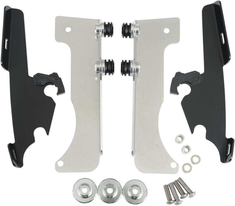 MEMPHIS SHADES Fats/Slim Trigger Lock Mounting Kit - XV 1900 2006-2015 - Black MEB1949 - PartsOutlet.com.au