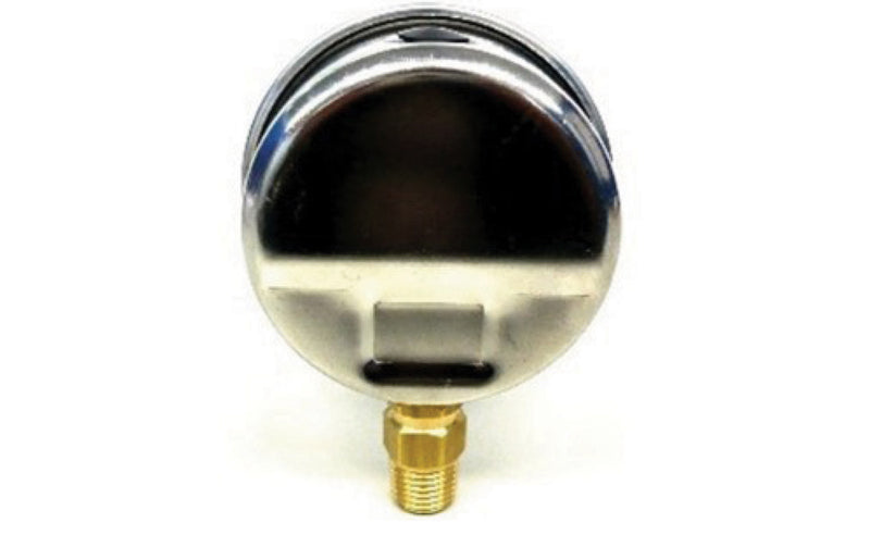 FEULING OIL PUMP CORP. Oil Pressure Gauge - 1.5" Dial - Bottom Port - Black Face - 9041