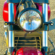 JOKER MACHINE Vega Center Mount LED Lights - Black/Amber 05-56-AB - PartsOutlet.com.au