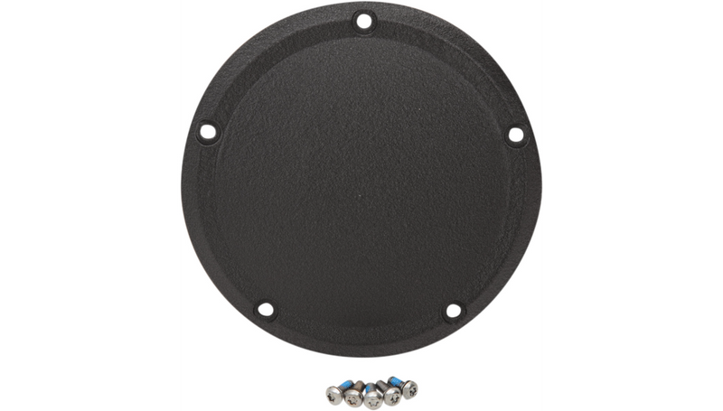 DRAG SPECIALTIES Wrinkle Black Derby Cover - Harley-Davidson 2015-2024 - D33-0110WB - PartsOutlet.com.au