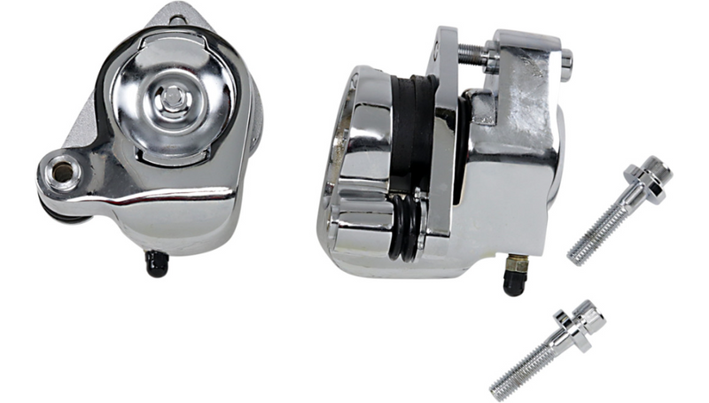DRAG SPECIALTIES Front Caliper - Chrome - Harley-Davidson 1984-1999 - Dual Kit 148120-BX-LB2 - PartsOutlet.com.au