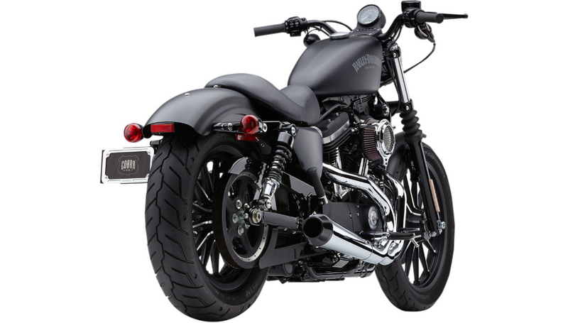 COBRA 4" El Diablo Exhaust - '14-'22 XL - Chrome - 6473