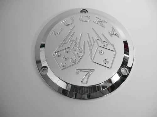 JOKER MACHINE Derby Cover - Lucky 7 - Harley-Davidson 1970-1998 - 921017L - PartsOutlet.com.au