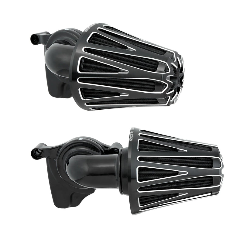 ARLEN NESS CROSSFIRE MONSTER SUCKER® AIR CLEANER, CONTRAST - BLACK - 91-up XL SPORTSTER - 600-083 - PartsOutlet.com.au