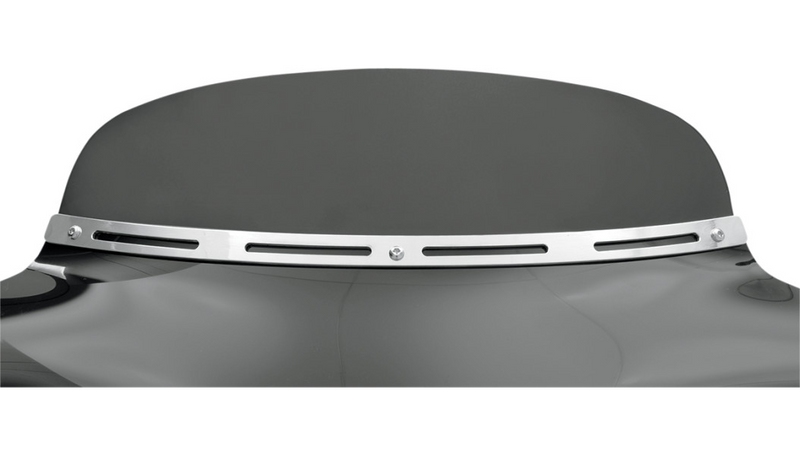 MEMPHIS SHADES Fairing Windshield Trim - Stainless Steel - Polished MEM0911 - PartsOutlet.com.au