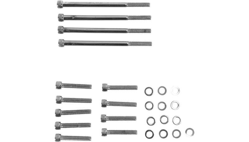 DRAG SPECIALTIES Bolt Kit Primary Knurled - Harley-Davidson 2007-2017 - MK672BK - PartsOutlet.com.au