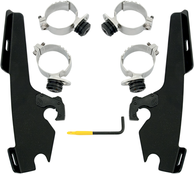 MEMPHIS SHADES Fats/Slim Trigger Lock Mounting Kit - Fury 2010-2023 - Black MEB1960 - PartsOutlet.com.au