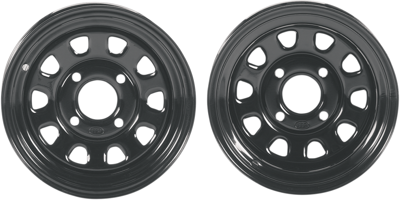 ITP Delta Steel Wheel - Front/Rear - Black - 12x7 - 4/137 - 4+3 1222863014B