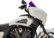 KLOCK WERKS Windshield - 9" - Purple - Chieftain PowerPlus/Roadmaster PowerPlus KWW-04-0656