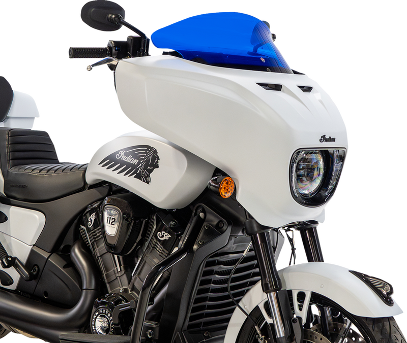 KLOCK WERKS Windshield - 9" - Blue - Chieftain PowerPlus/Roadmaster PowerPlus KWW-04-0655