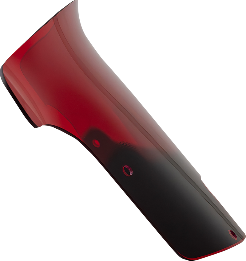KLOCK WERKS Windshield - 9" - Red - Chieftain PowerPlus/Roadmaster PowerPlus KWW-04-0651