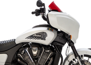 KLOCK WERKS Windshield - 9" - Red - Chieftain PowerPlus/Roadmaster PowerPlus KWW-04-0651