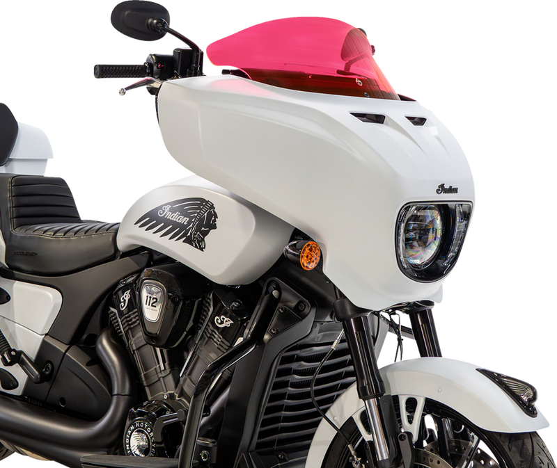 KLOCK WERKS Windshield - 9" - Pink Ice - Chieftain PowerPlus/Roadmaster PowerPlus KWW-04-0646