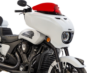 KLOCK WERKS Windshield - 9" - Red - Chieftain PowerPlus/Roadmaster PowerPlus KWW-04-0651