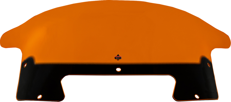 KLOCK WERKS Windshield - 9" - Orange - Chieftain PowerPlus/Roadmaster PowerPlus KWW-04-0652