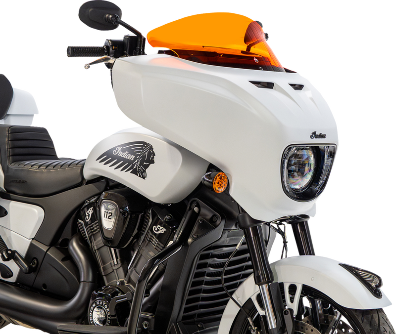 KLOCK WERKS Windshield - 9" - Orange - Chieftain PowerPlus/Roadmaster PowerPlus KWW-04-0652