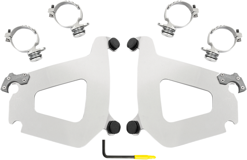 MEMPHIS SHADES Bullet Mounting Kit - Yamaha XV19 2008-2017 - Polished MEK2010 - PartsOutlet.com.au