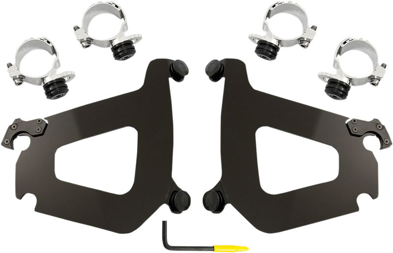 MEMPHIS SHADES Bullet Mounting Kit - Yamaha XV19 2008-2017 - Black MEB2010 - PartsOutlet.com.au