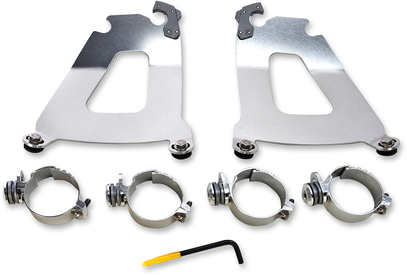 MEMPHIS SHADES Bullet Mounting Kit - Honda VTX18 2002-2008 - Polished MEK2012 - PartsOutlet.com.au