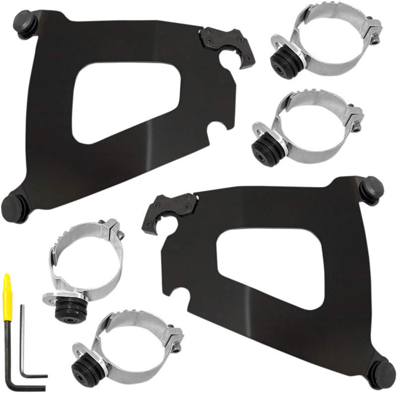 MEMPHIS SHADES Bullet Mounting Kit - Honda VTX18 2002-2008 - Black MEB2012 - PartsOutlet.com.au