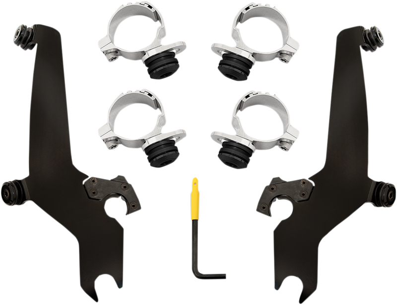 MEMPHIS SHADES Sportshield Mounting Kit - Black - Scout 2015-2024 - MEB2018 - PartsOutlet.com.au