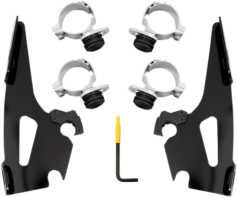 MEMPHIS SHADES Fats/Slim/Sportshield Mounting Kit - Black - Scout 2015-2024 - MEB2019 - PartsOutlet.com.au