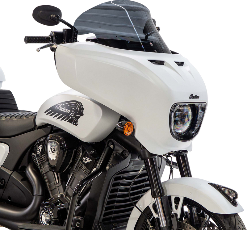 KLOCK WERKS Flare® Windshield - 12" - Dark Smoke - Chieftain PowerPlus/Roadmaster PowerPlus KWW-04-0658-DS