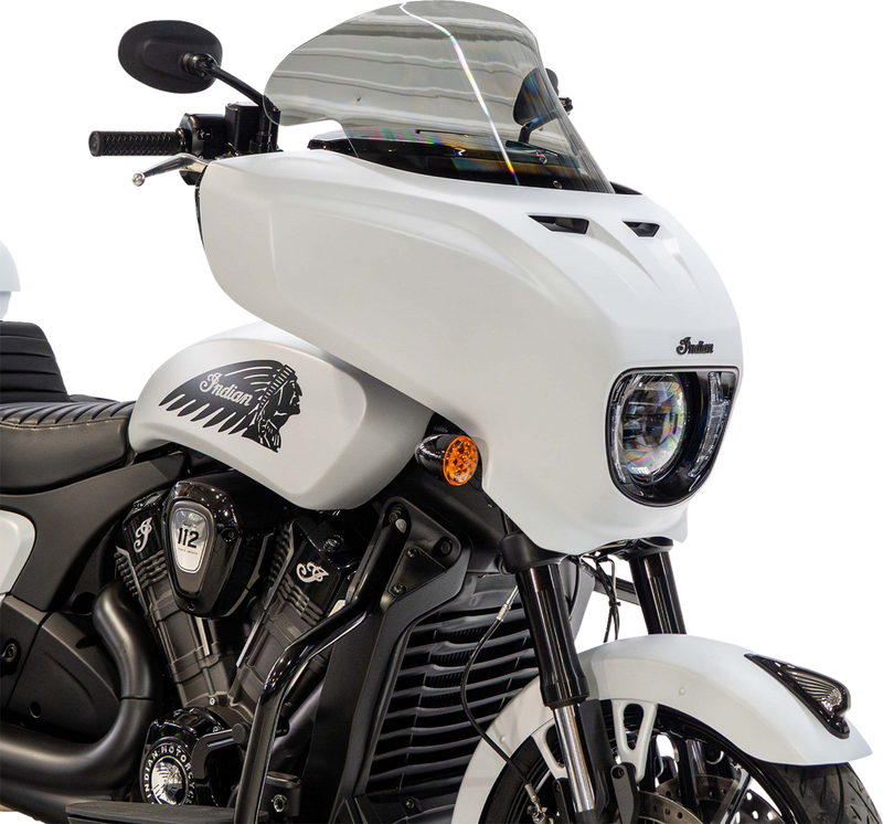 KLOCK WERKS Flare® Windshield - 12" - Tint - Chieftain PowerPlus/Roadmaster PowerPlus KWW-04-0658-T