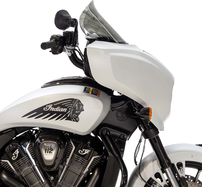 KLOCK WERKS Flare® Windshield - 12" - Tint - Chieftain PowerPlus/Roadmaster PowerPlus KWW-04-0658-T