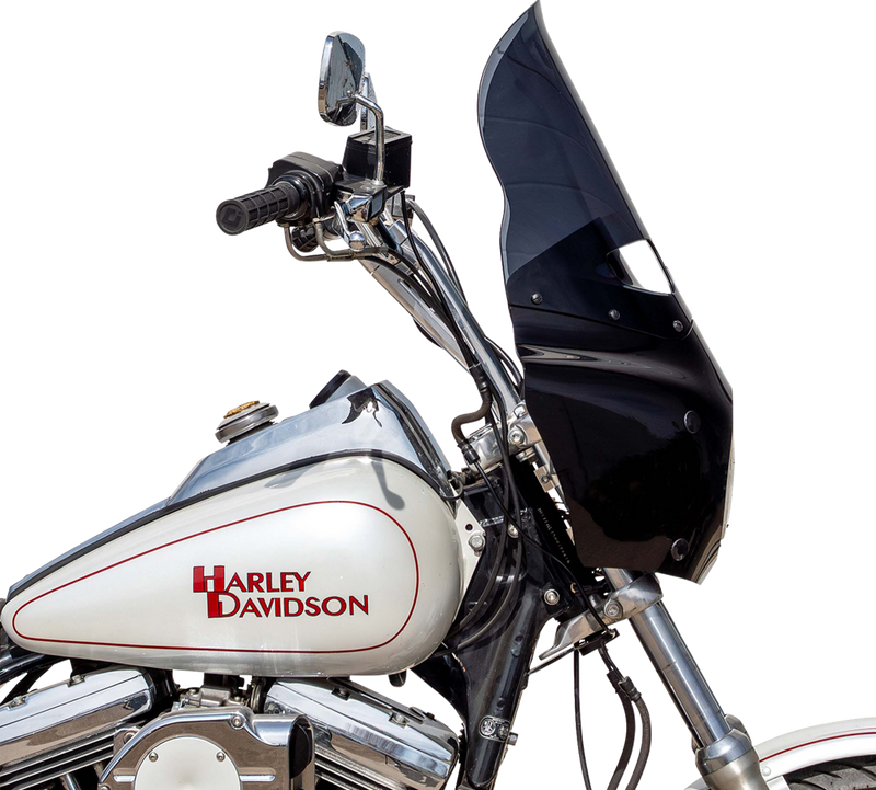 KLOCK WERKS Flare® Windshield - Road Warrior Fairing - 15" - Dark Smoke KWW-06-0613-DS