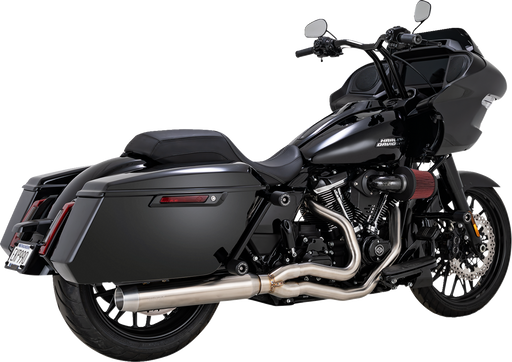 VANCE & HINES 2-into-1 Gaslighter Exhaust System with Heat Shields - M8 Touring - Brushed 27346
